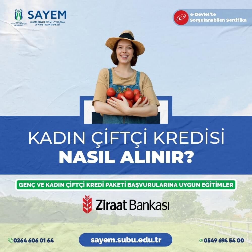 Kadın Çiftçi Kredisi Nasıl Alınır