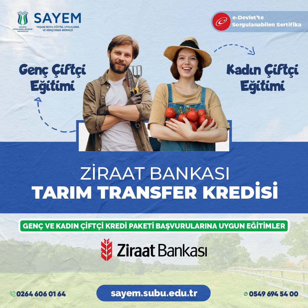 Ziraat Bankası Tarım Transfer Kredisi